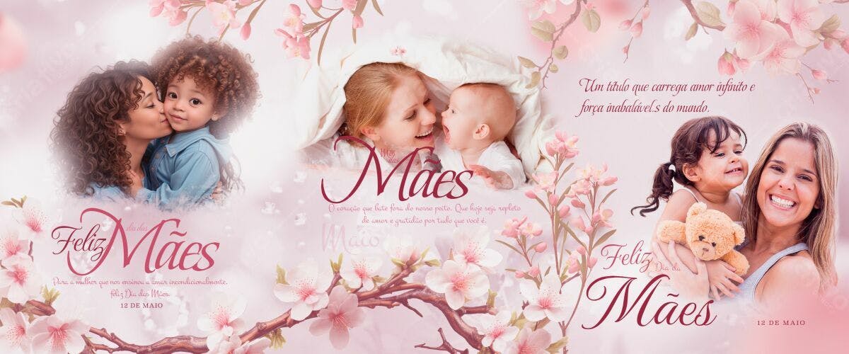 Banner Dia das Mães PSD Editável