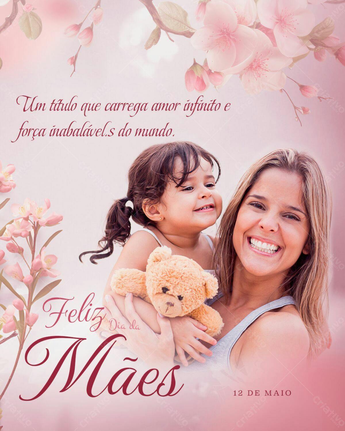 Flyer Dia das Mães PSD Editável