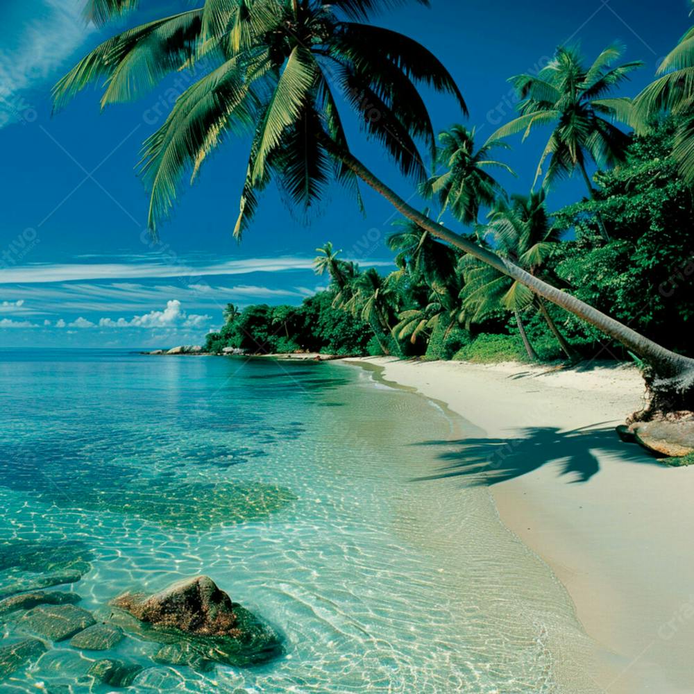Imagem De Fundo Praia Tropical 5