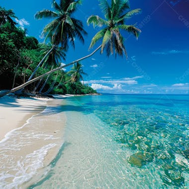 Imagem de fundo praia tropical 12