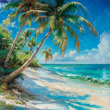 Imagem de fundo praia tropical 61