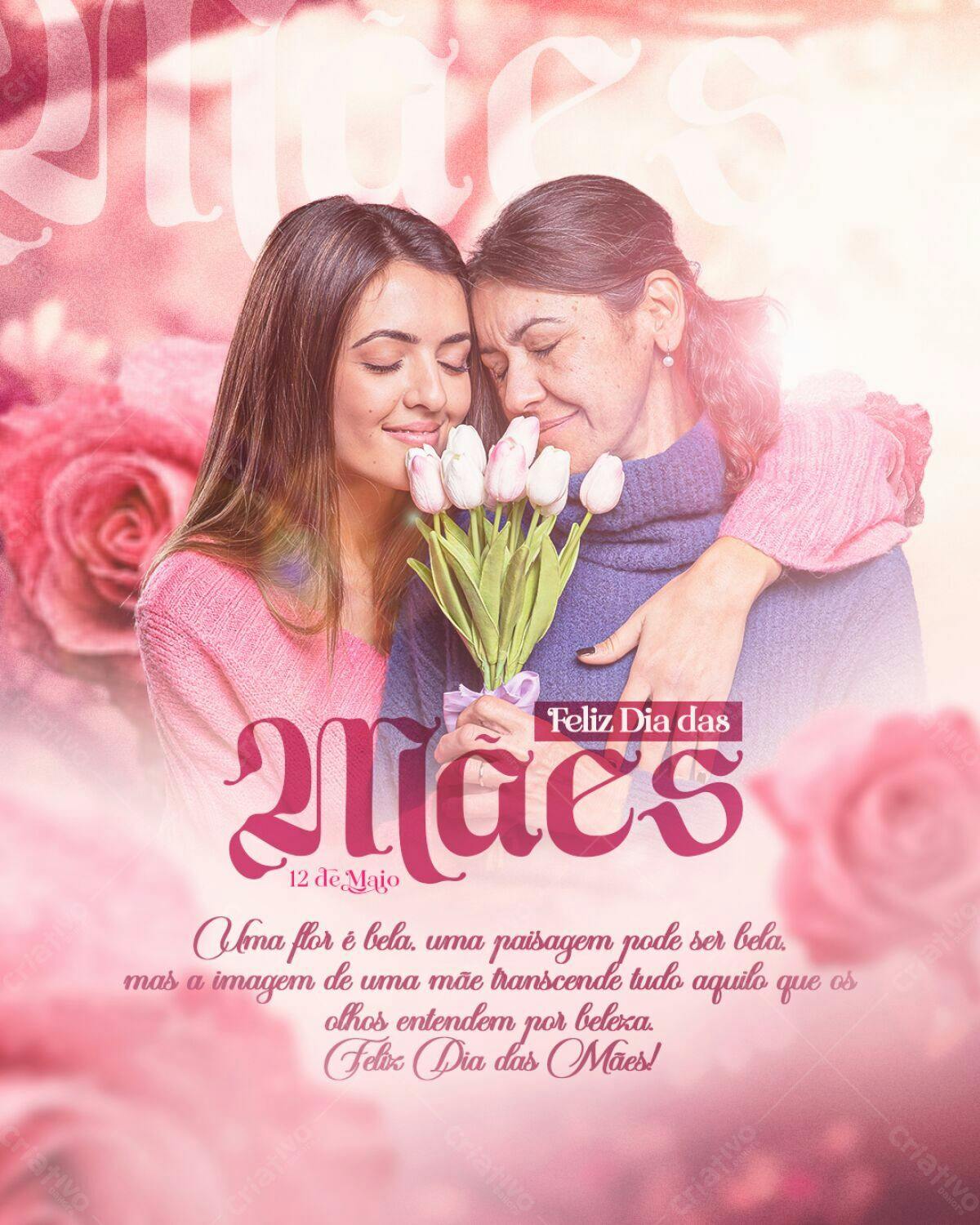 Flyer Dia das Mães PSD Editável