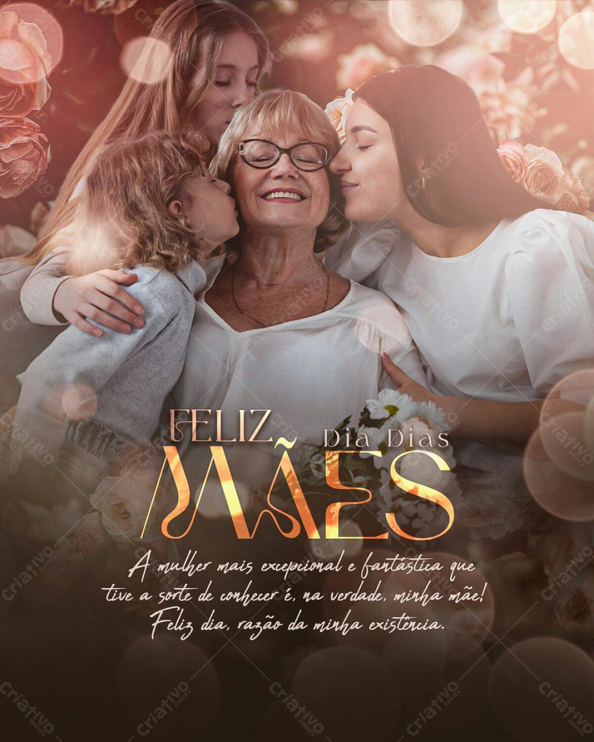 Postagem Dia das Mães PSD Editável