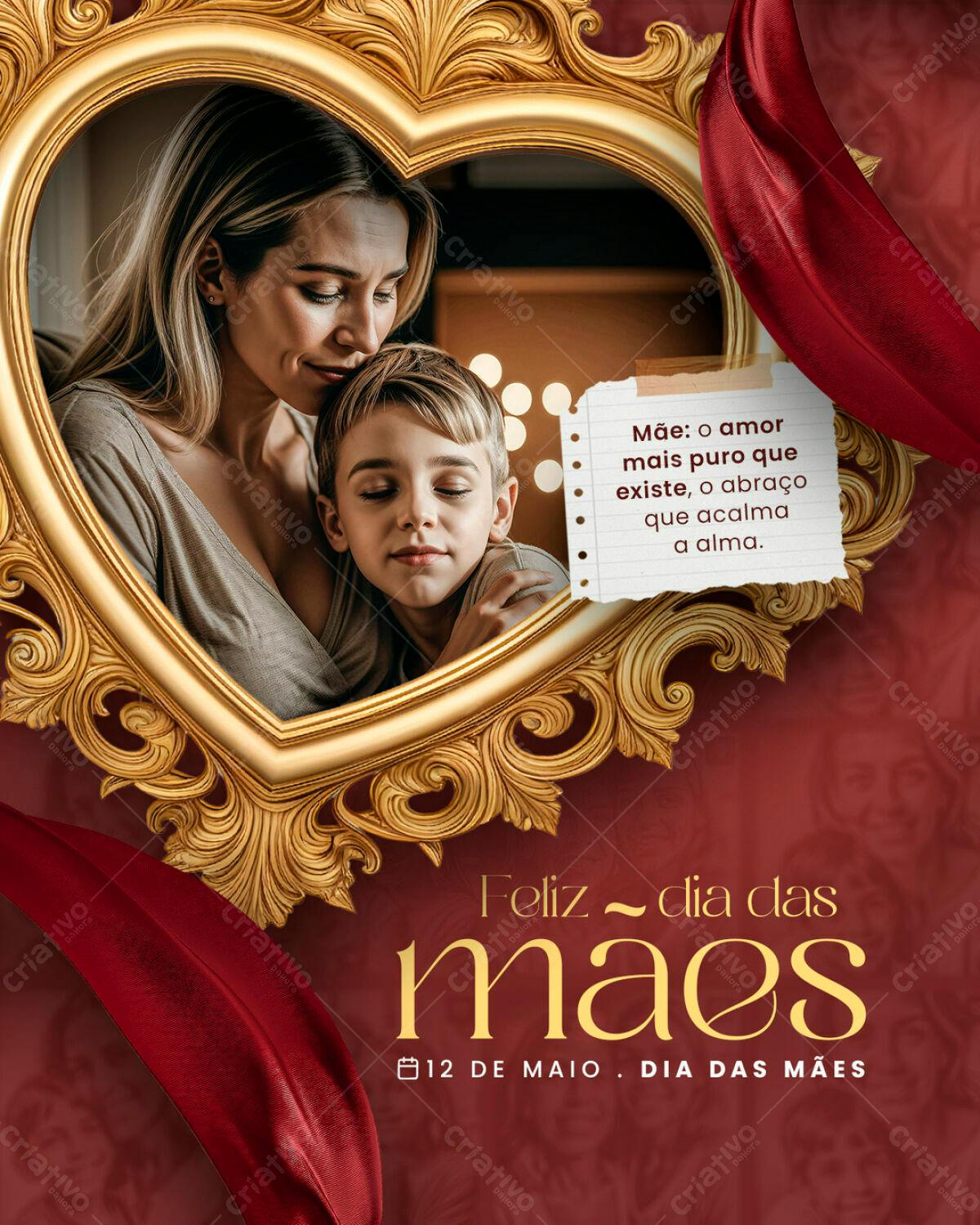 Flyer Dia das Mães PSD Editável