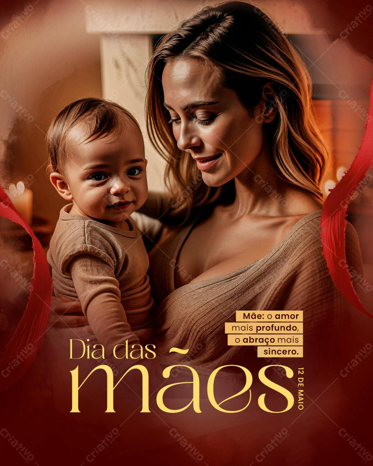 Flyer Dia das Mães PSD Editável