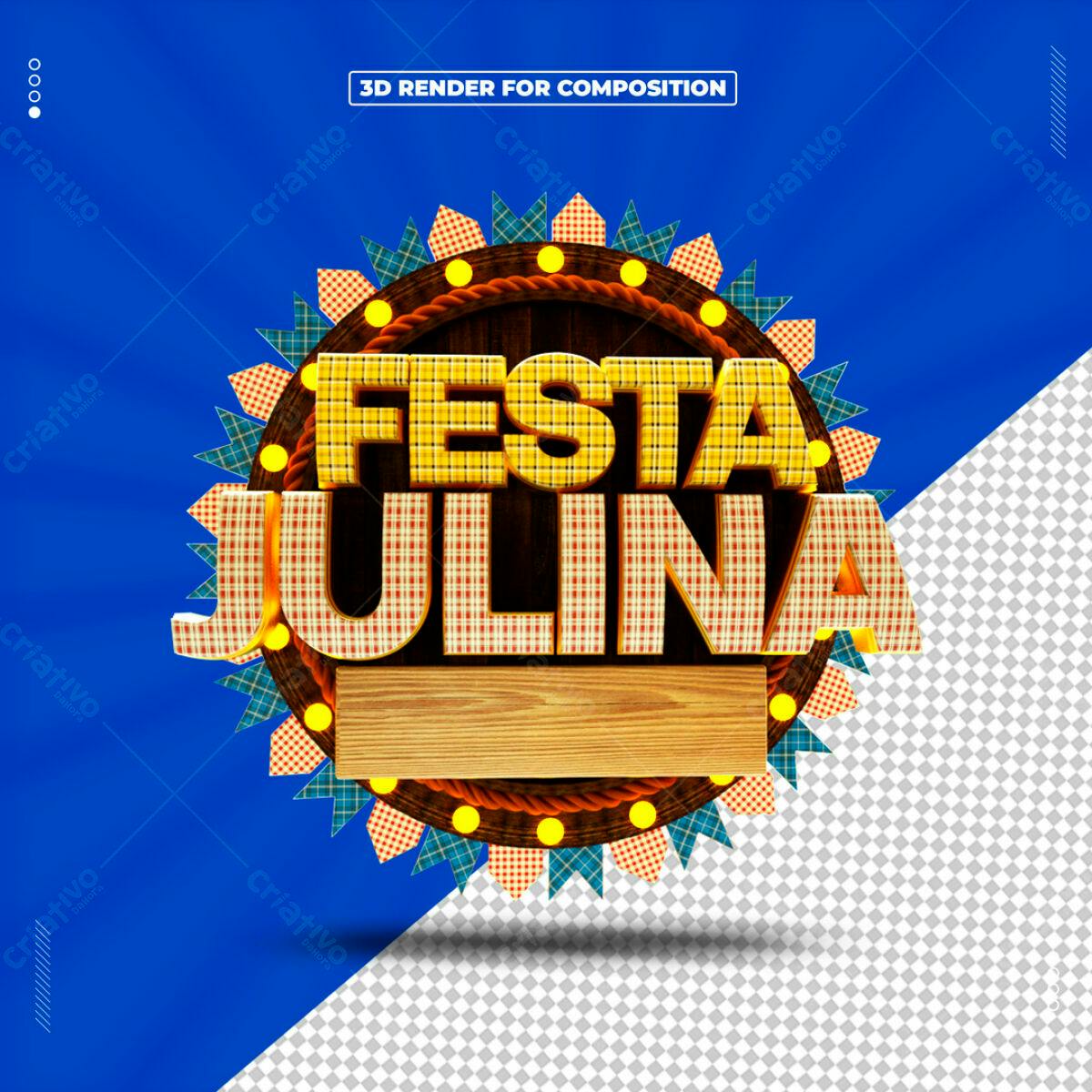 Flyer Festa Junina PSD Editável