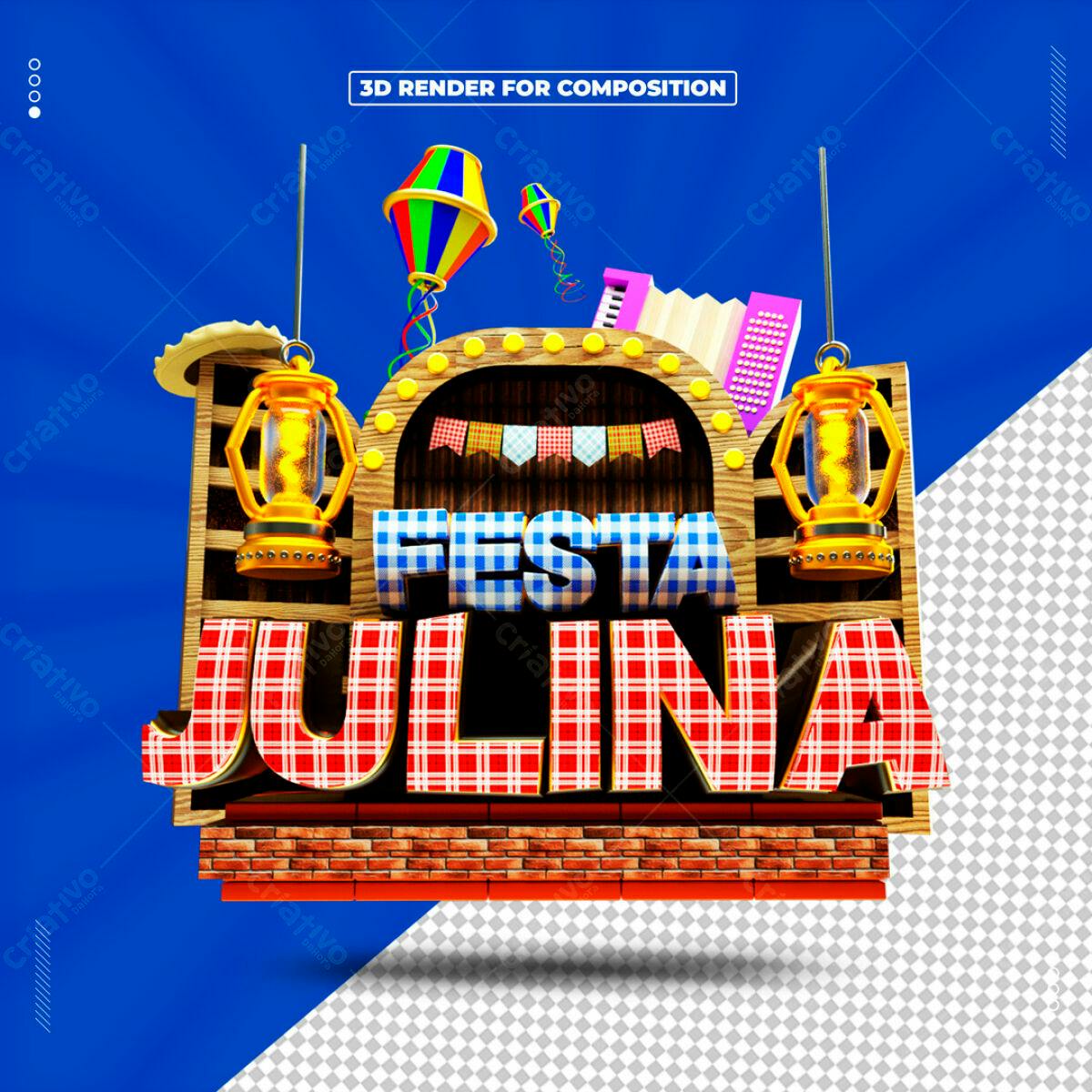 Banner Festa Julina PSD Editável