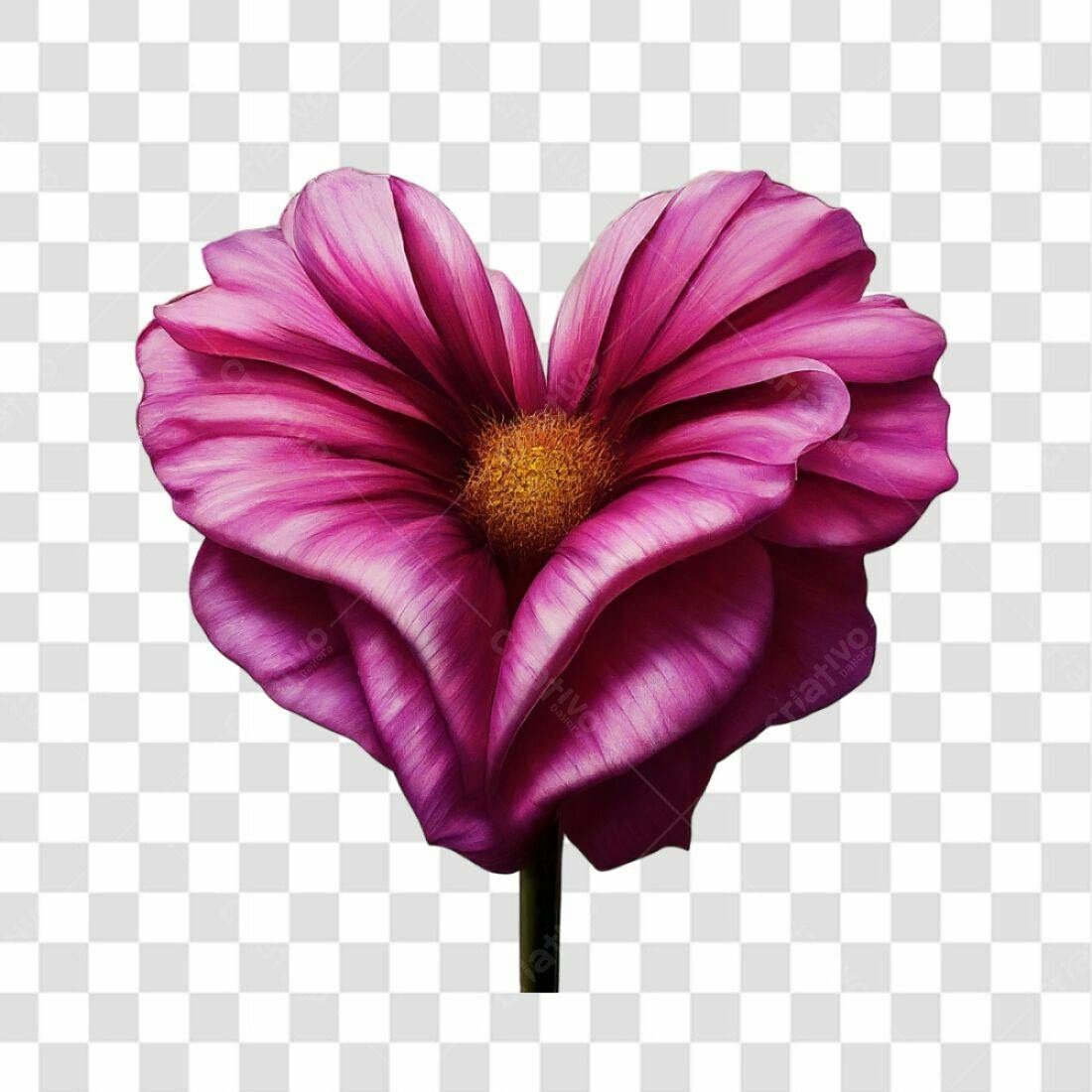 Icone Dia dos Namorados Flor Rosa PNG com fundo transparente