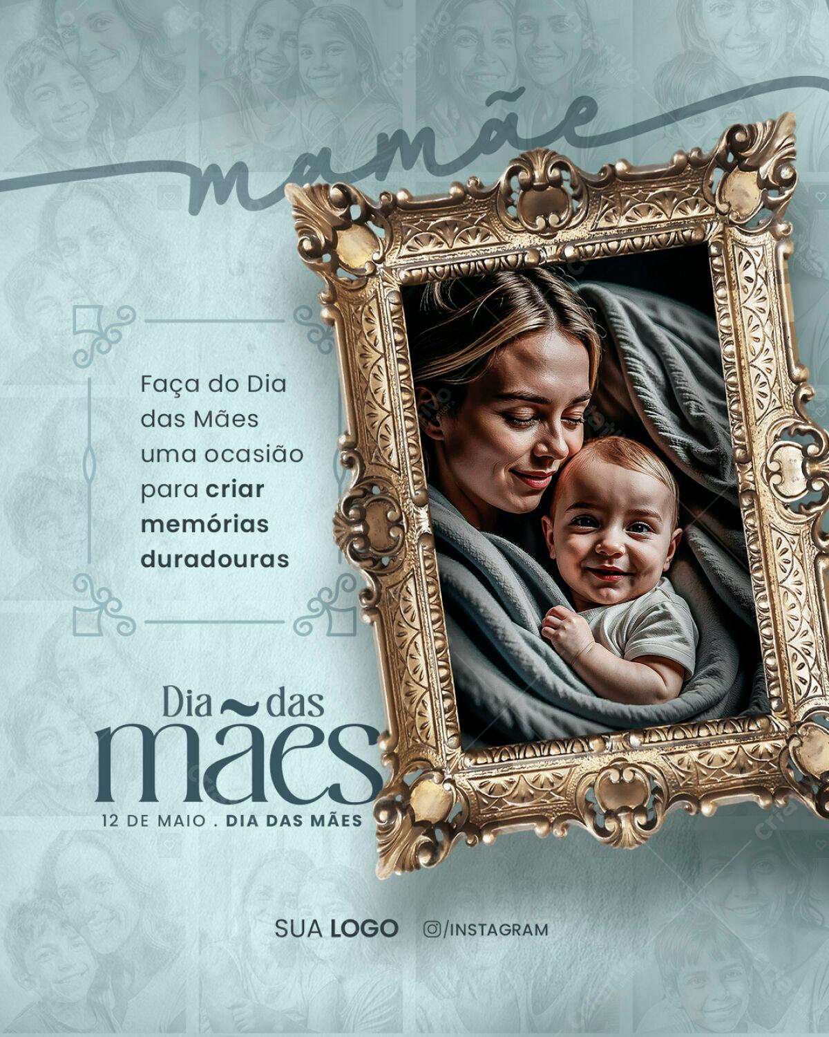 Flyer Dia das Mães PSD Editável