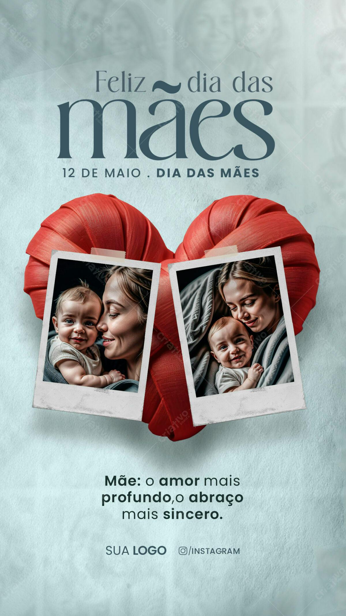 Postagem Dia das Mães PSD Editável