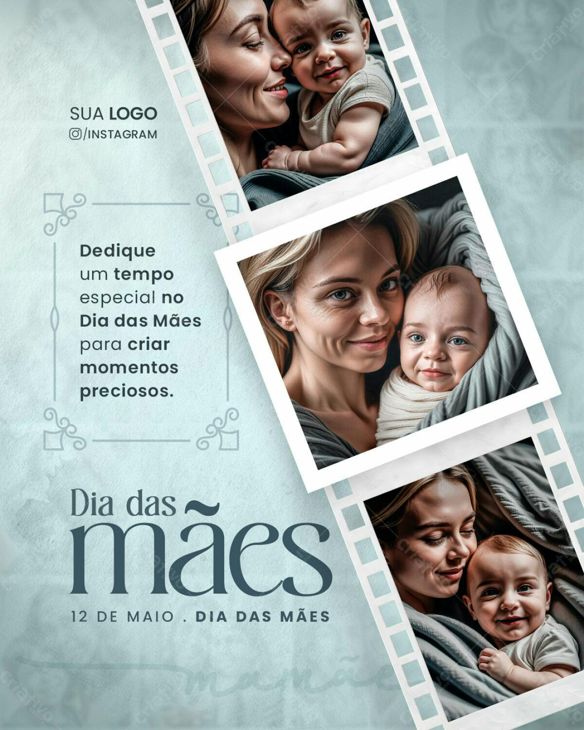 Flyer Dia das Mães PSD Editável