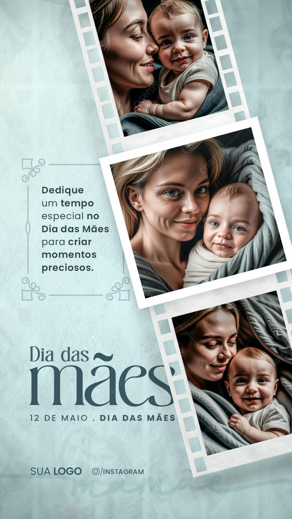 Flyer Dia das Mães PSD Editável