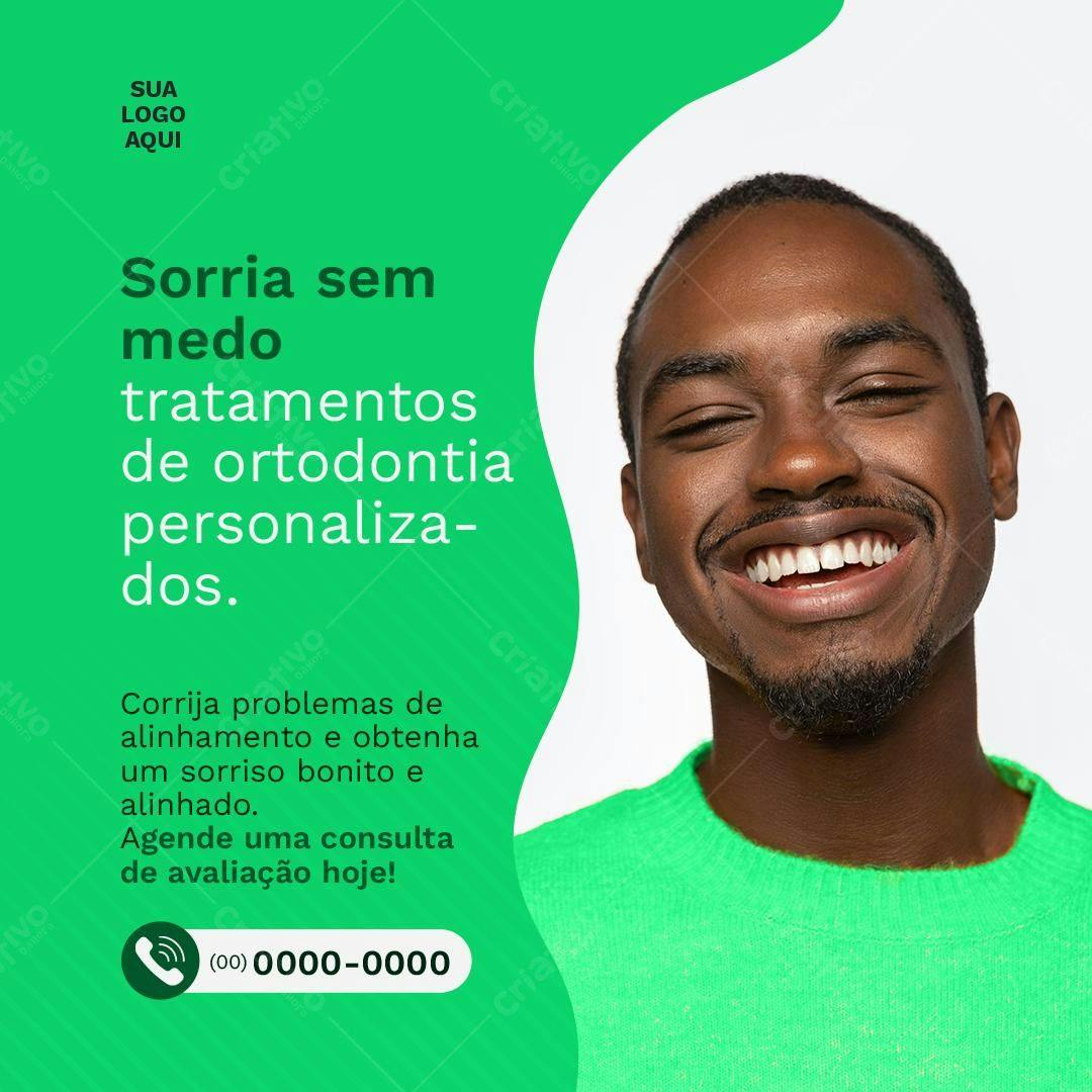 Post para Ortodontia PSD Editável