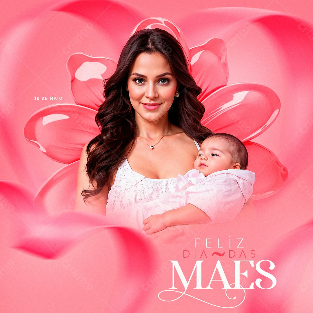 Flyer Dia das Mães PSD Editável