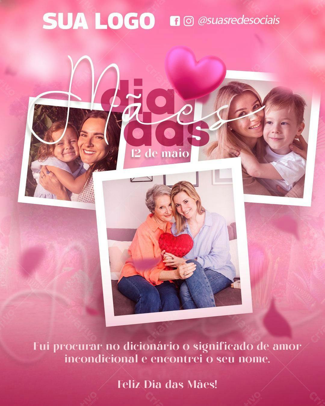 Flyer Dia das Mães PSD Editável