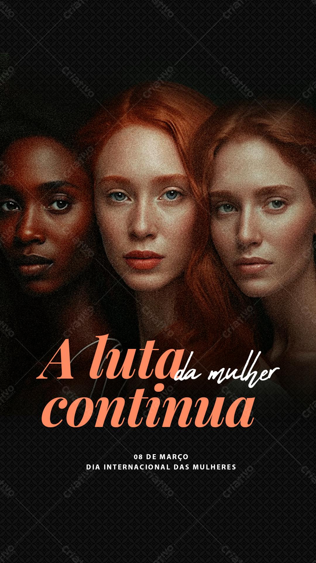 Flyer Dia Internacional da Mulher PSD Editável