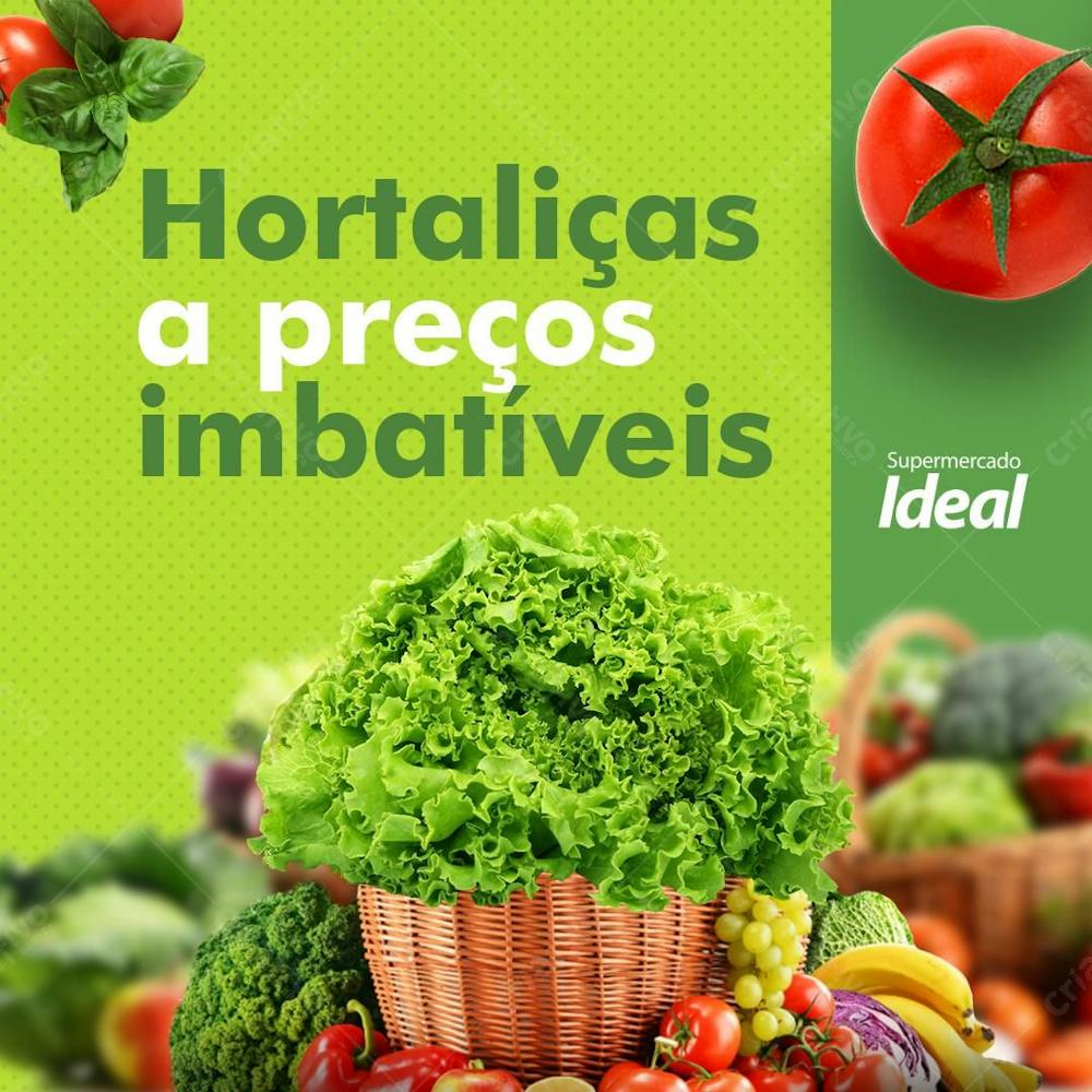 Feed Hortaliças Horti Fruti Supermercado