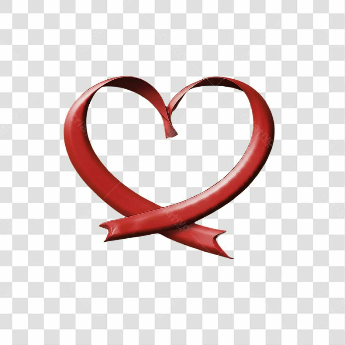 Icone Dia dos Namorados Coração Vermelho PNG com fundo transparente