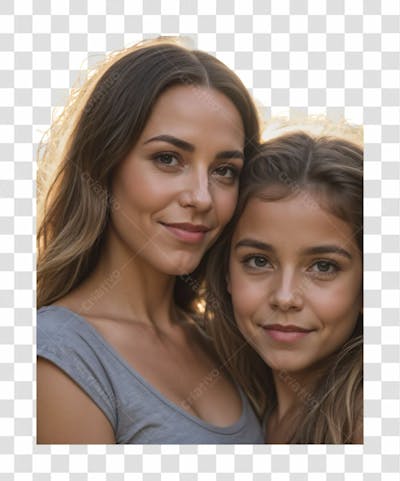 Mãe E Filha Brasileiras Png Transparente
