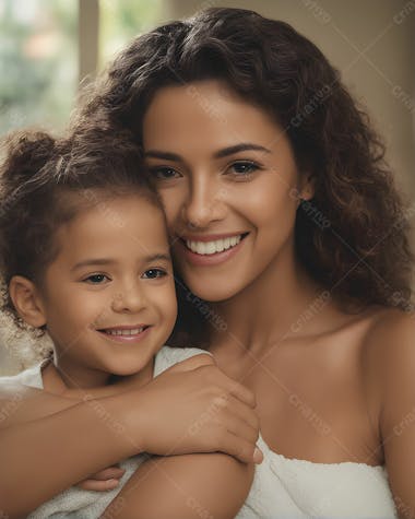 Mãe e filha brasileira imagem em alta qualidade