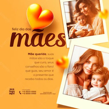 Feliz dia das mães 12 de maio