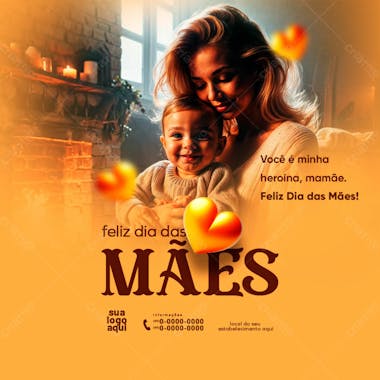 Feliz dia das mães 12 de maio