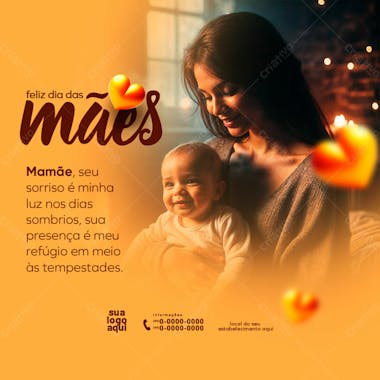 Feliz dia das mães 12 de maio