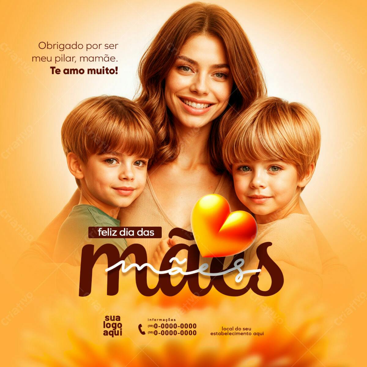 Postagem Dia das Mães PSD Editável