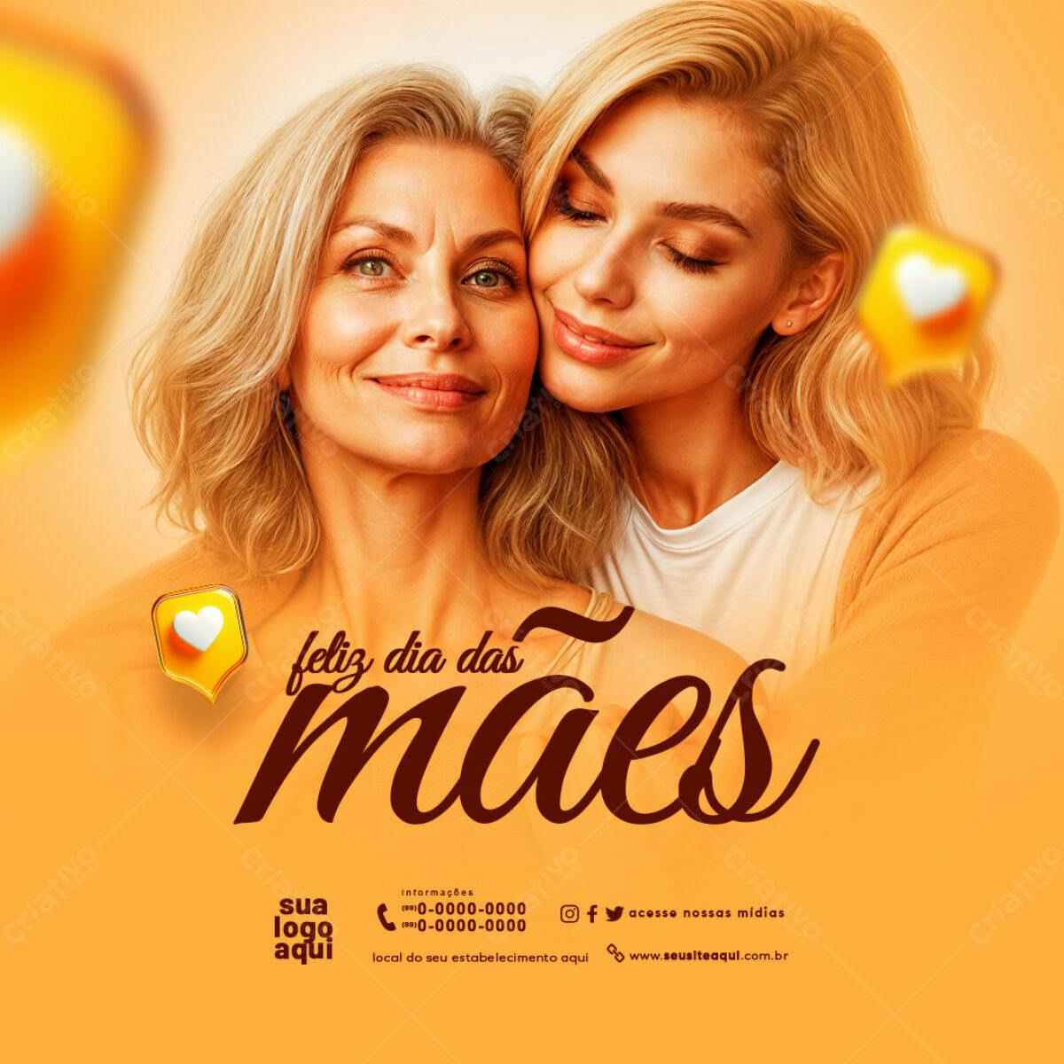 Flyer Dia das Mães PSD Editável