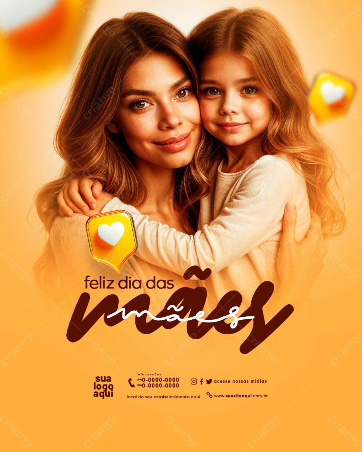 Flyer Dia das Mães PSD Editável