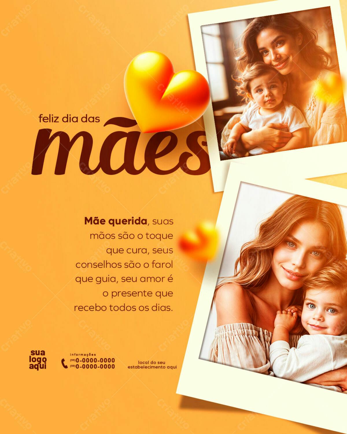 Postagem Dia das Mães PSD Editável