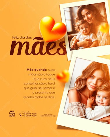 Feliz dia das mães 12 de maio