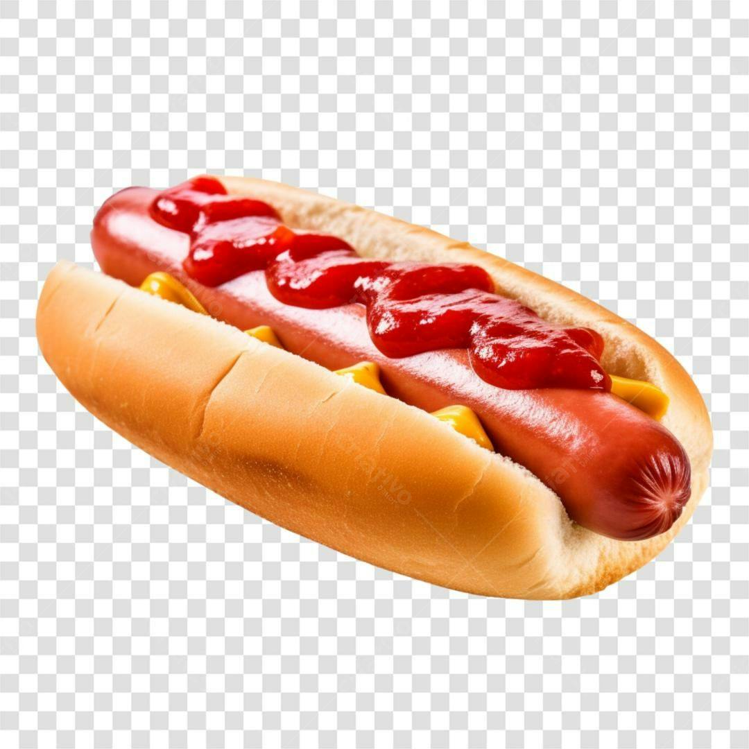Icone Hot Dog Molho Ketchup Mostarda PNG com fundo transparente