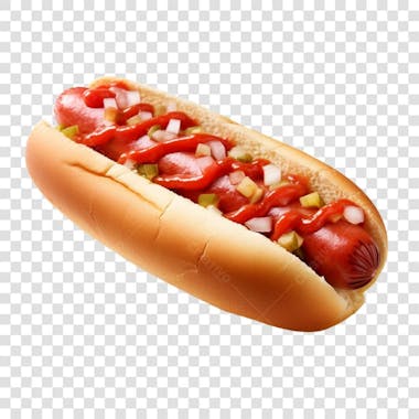 Cachorro quente fundo transparente png