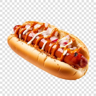 Cachorro quente fundo transparente png