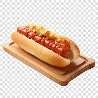 Cachorro quente fundo transparente png