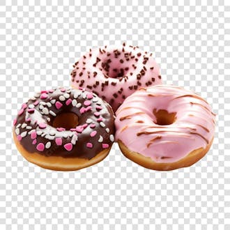 Donuts rosquinhas fundo transparente png