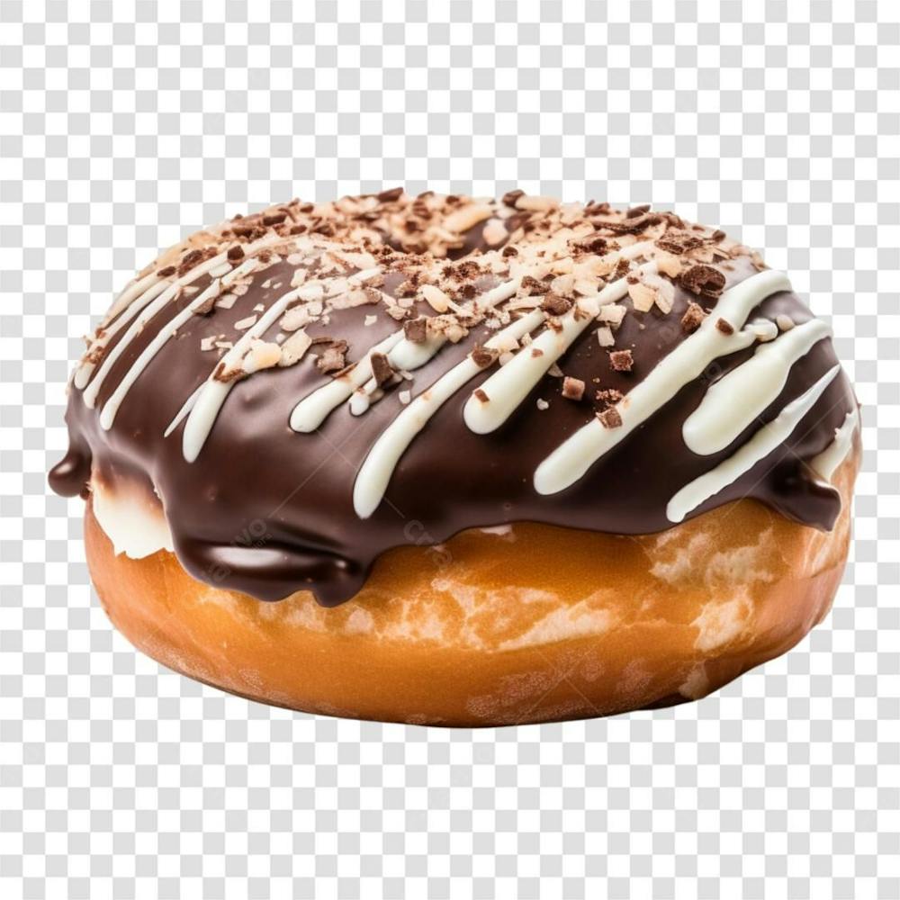 Donut Rosquinha Fundo Transparente Png