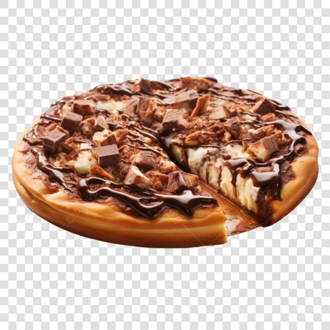 Imagem Pizza Chocolate PNG com fundo transparente