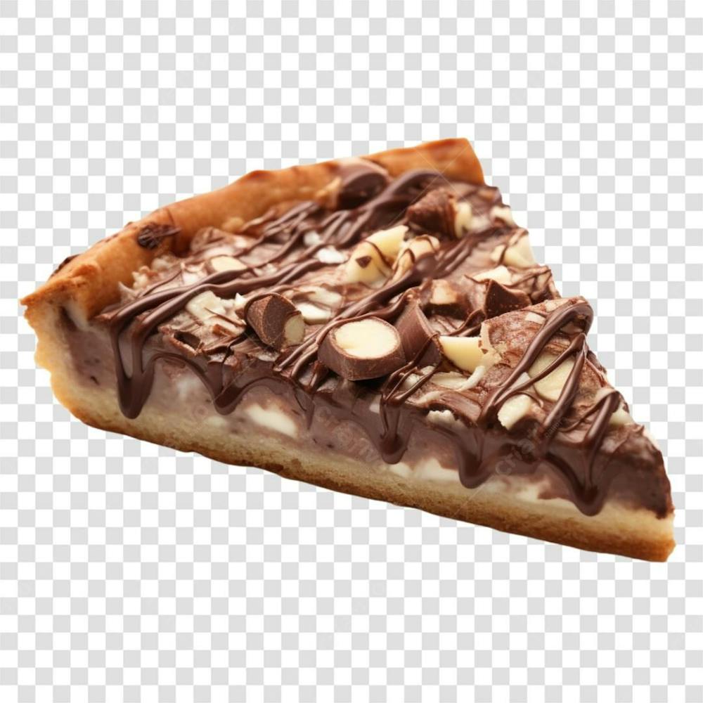 Fatia De Pizza Doce Fundo Transparente Png