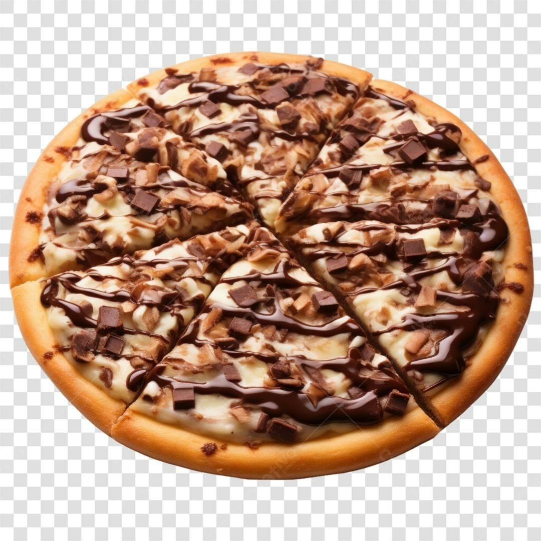 Imagem Pizza Chocolate PNG com fundo transparente
