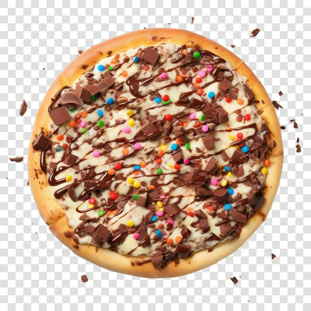 Imagem Pizza Chocolate PNG com fundo transparente