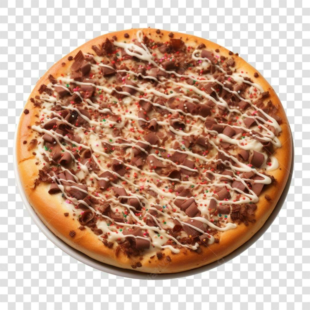 Imagem Pizza Chocolate PNG com fundo transparente