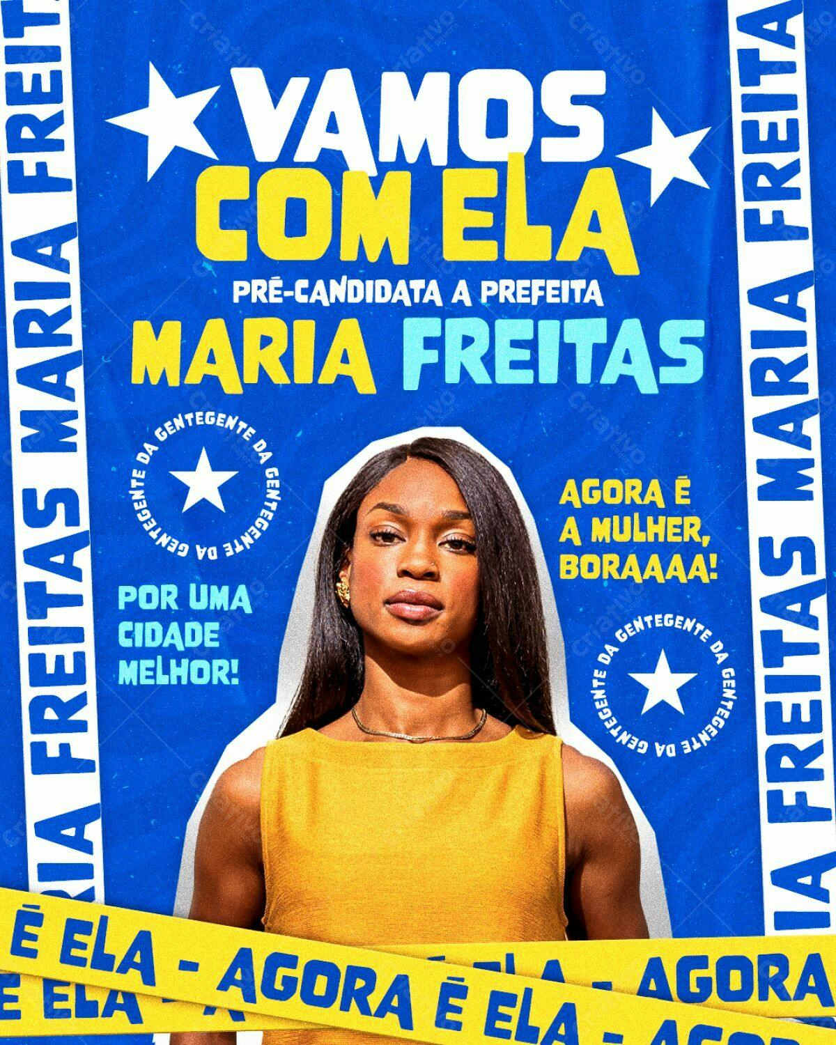 Flyer para Campanha Política PSD Editável