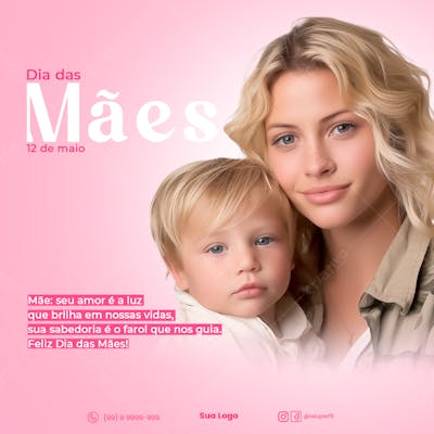 Dias das mães 12 De Maio Psd