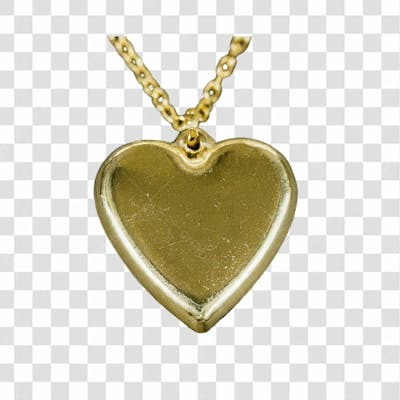 Pingente Dourado Png Transparente