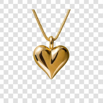 Pingente  Dourado Png Transparente