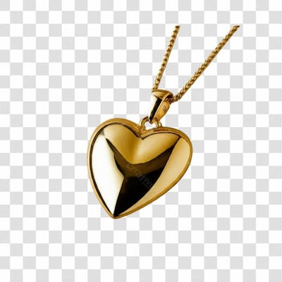 Pingente Dourado Png Transparente