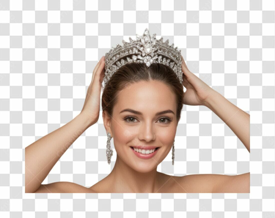 Icone Rainha Beleza PNG com fundo transparente