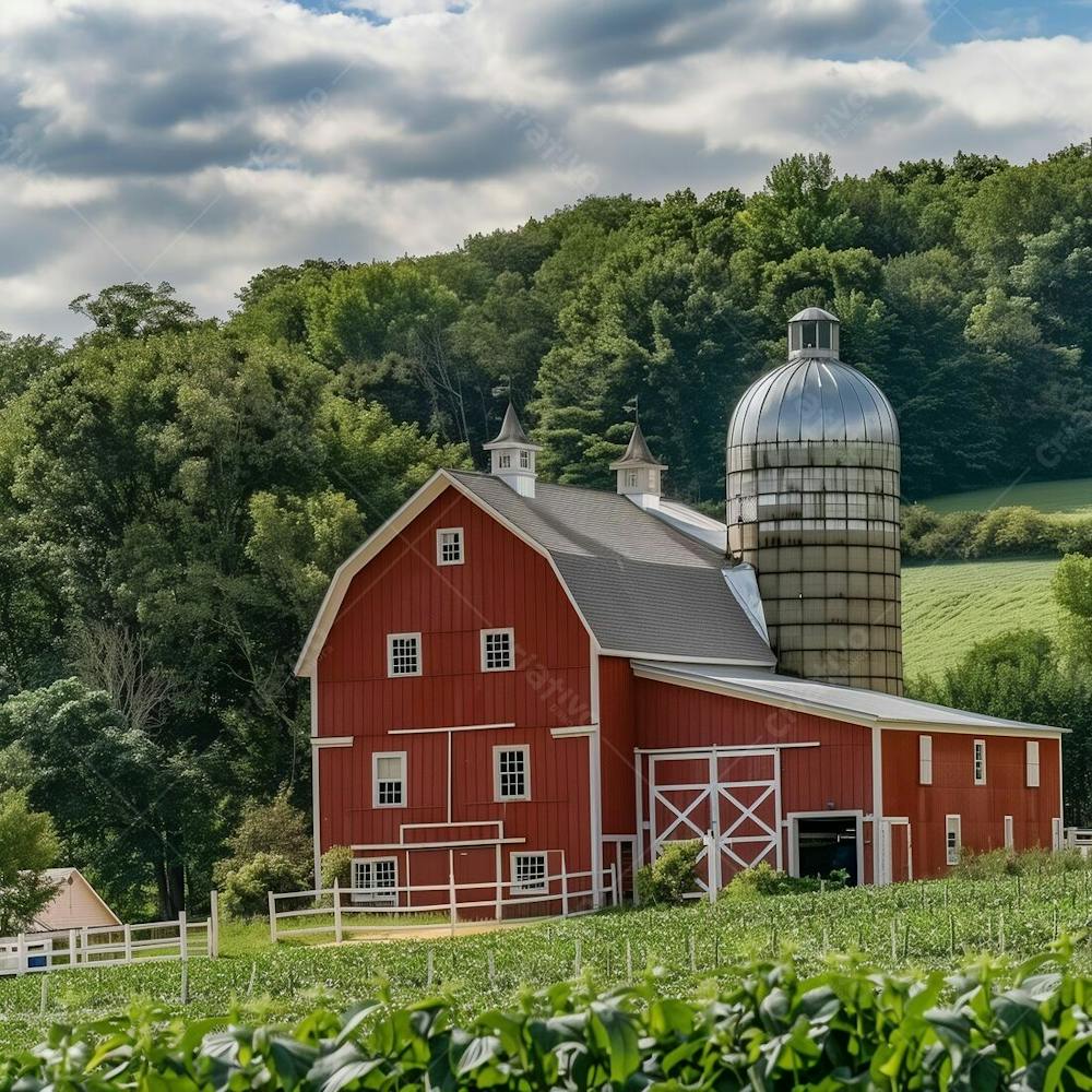 Imagem De Uma Fazenda, Campo